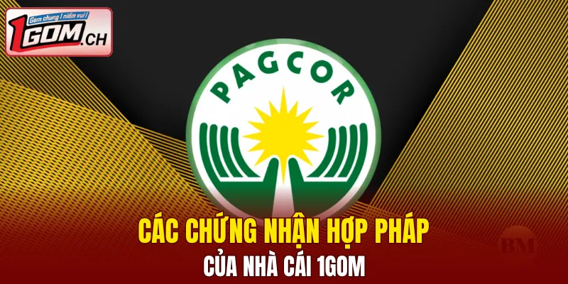 Giấy Phép Hoạt Động 1GOM - Nhà Cái Uy Tín Hàng Đầu 5 Các chứng nhận hợp pháp của nhà cái 1GOM