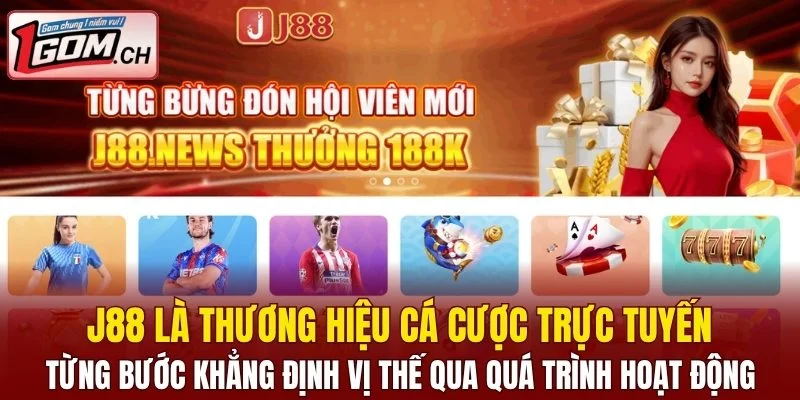 Hi88 – Nhà Cái Giải Trí Trực Tuyến Cực Hot Hiện Nay 6 J88 từng bước khẳng định vị thế qua quá trình hoạt động
