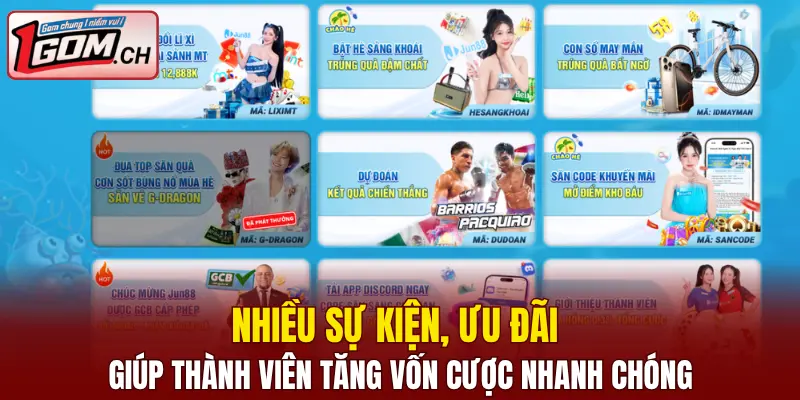 New88 - Danh Mục Game Đẳng Cấp, Tỷ Lệ Cạnh Tranh 8 Nhiều sự kiện, ưu đãi giúp thành viên tăng vốn cược nhanh chóng